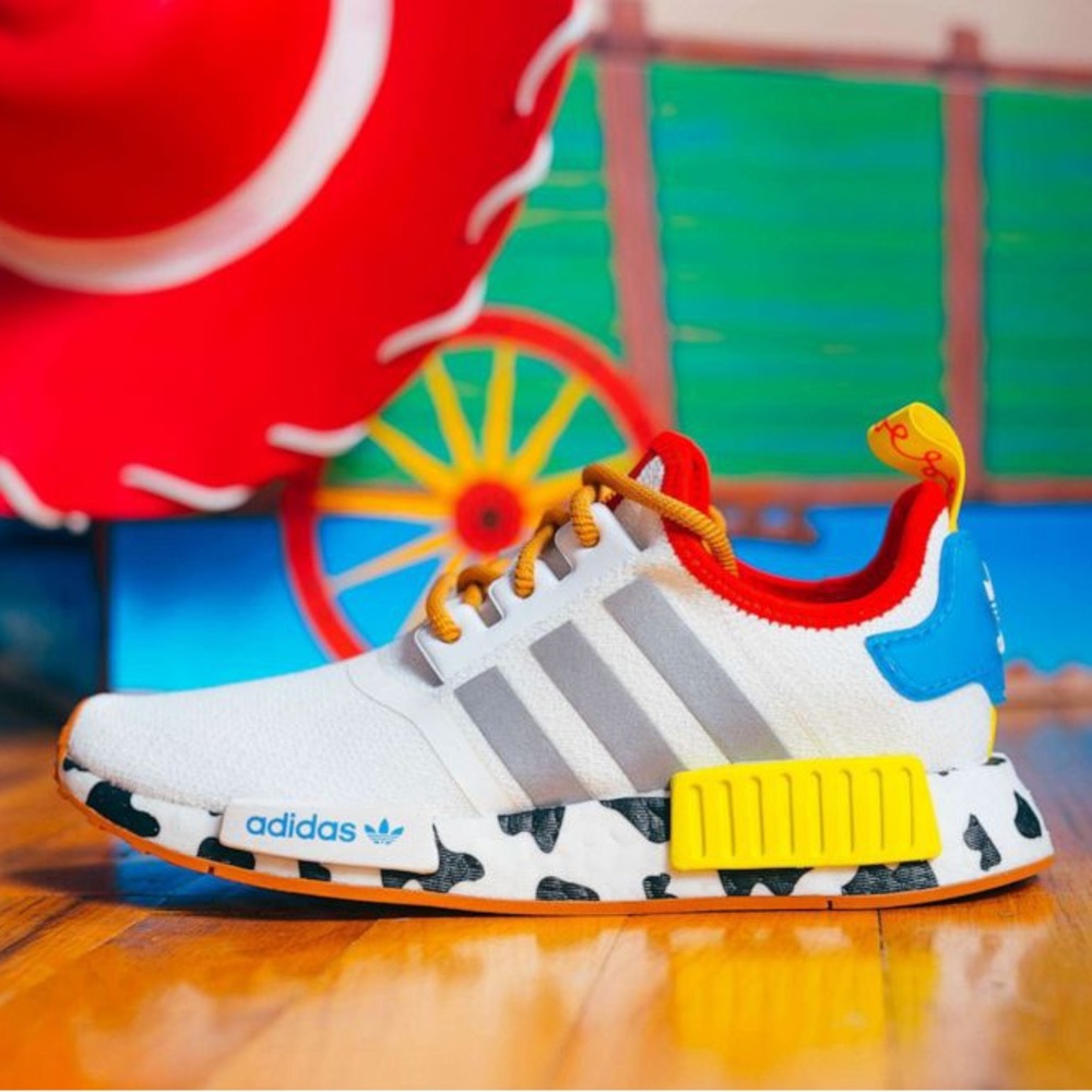 Very gently used Adidas Toy Story sheriff Woody